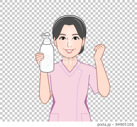 シャンプーを持った主婦 シャンプーを持った主婦 94905108