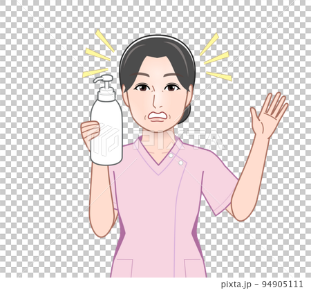シャンプーを持った主婦 94905111