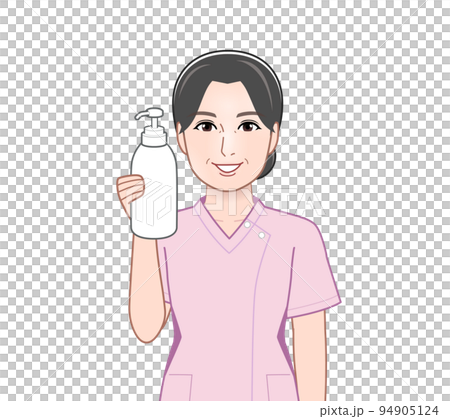 housewife with shampoo 94905124