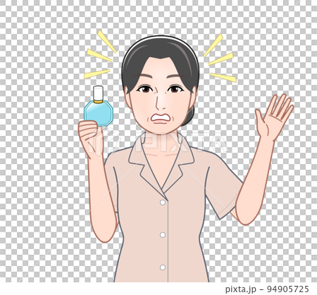 滴眼藥水的年輕女子 滴眼藥水的年輕女子 94905725