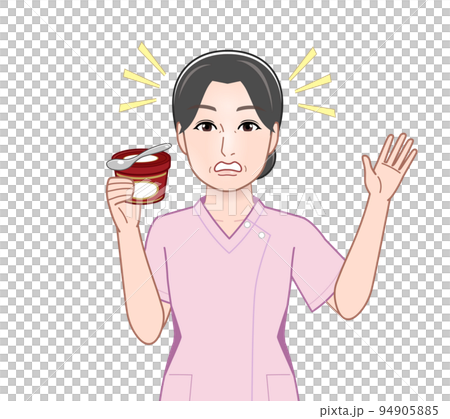 woman with fancy ice cream 94905885