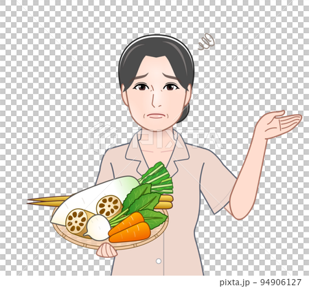 帶根菜的年輕女子 帶根菜的年輕女子 94906127