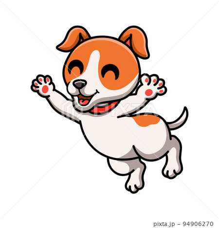 Cute jack russel dog cartoon Cute jack russel dog cartoon 94906270