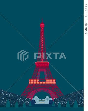 エッフェル塔　tour　eiffel　パリ　paris　 94906345