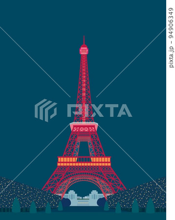 エッフェル塔　tour　eiffel　パリ　paris　 94906349
