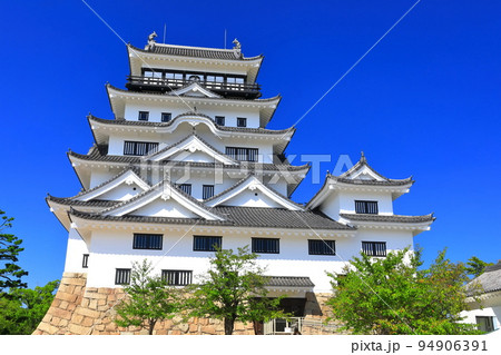 【広島県】リニューアルした福山城天守閣 94906391