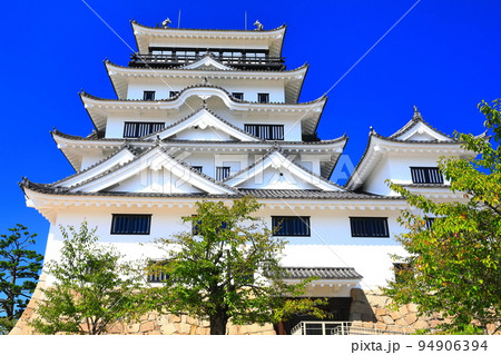 【広島県】リニューアルした福山城天守閣 94906394