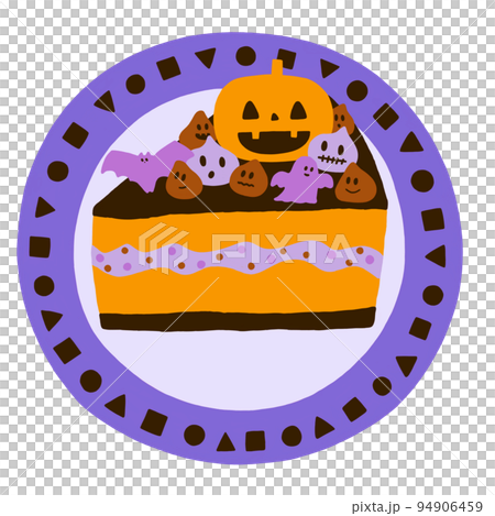カボチャやおばけのハロウィンケーキ カボチャやおばけのハロウィンケーキ 94906459