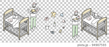 father raising a child 94907593