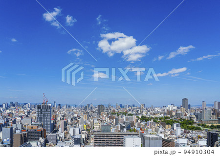 大阪　通天閣展望台からの風景【2022年　初秋】 94910304