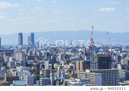 大阪　通天閣展望台からの風景【2022年　初秋】 94910311