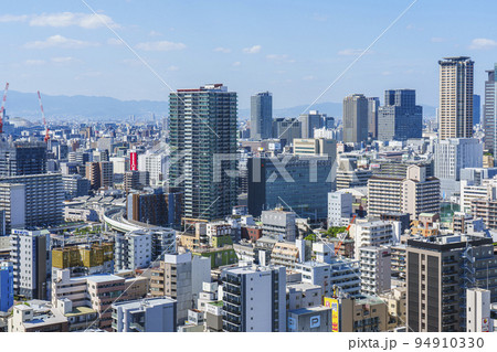 大阪　通天閣展望台からの風景【2022年　初秋】 94910330