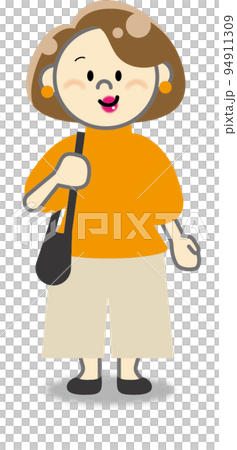 Illustration of a working mom 94911309