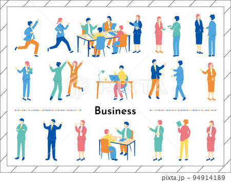 ビジネスシーン　人物　素材集 94914189