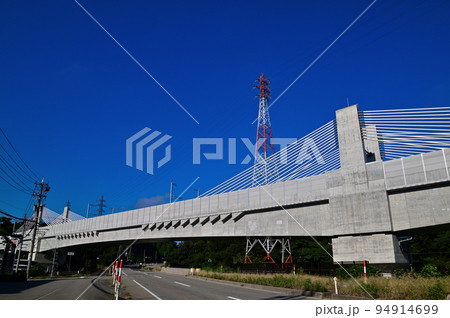 石川県　北陸新幹線細坪橋梁 94914699