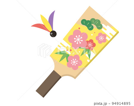 羽子板と羽根 94914895