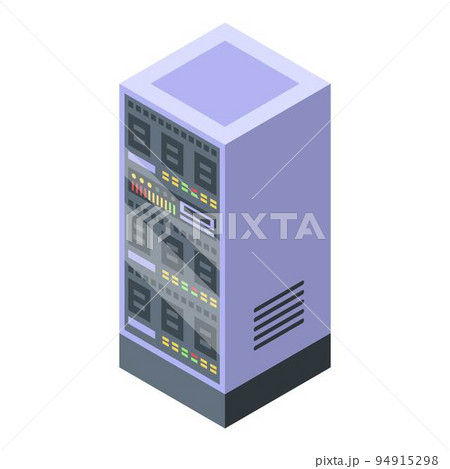 Modern server wardrobe icon. Isometric of modern server wardrobe vector icon for web design isolated on white background Modern server wardrobe icon. Isometric of modern server wardrobe vector icon for web design isolated on white background 94915298