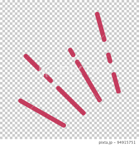 気づきや強調を表すチェックのマークのイラスト素材