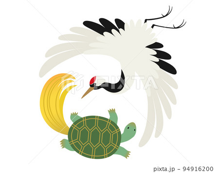 鶴亀_縁起物 94916200