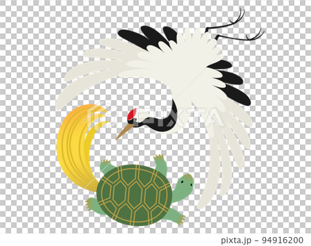 鶴亀_縁起物 94916200