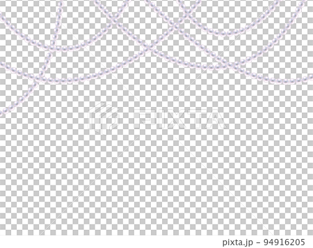 透過する真珠のすだれ背景素材 94916205
