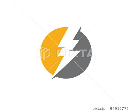Lightning Logo Template vector icon 94916772