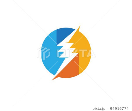 Lightning Logo Template vector icon 94916774