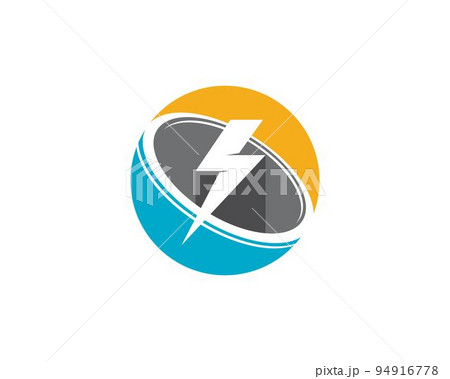 Lightning Logo Template vector icon 94916778