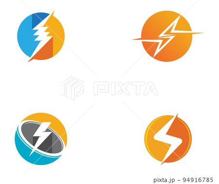 Lightning Logo Template vector icon 94916785
