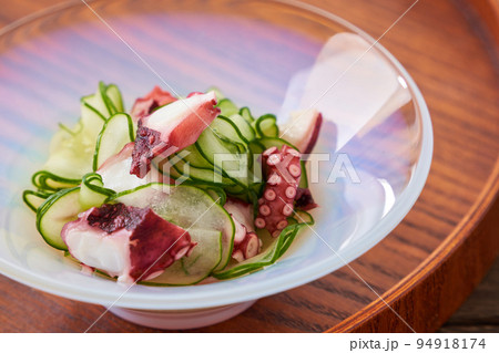 タコときゅうりの酢の物 タコときゅうりの酢の物 94918174