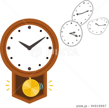 レトロな壁掛け振り子時計 94919997