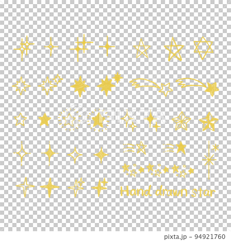 Vector illustration of a star in hand drawn style 94921760