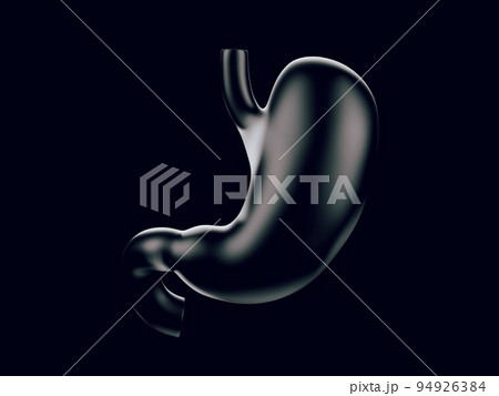 Human stomach made of glass 94926384