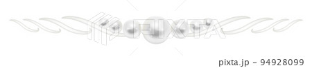 Elegant jewel wedding decor border. Pearl divider 94928099