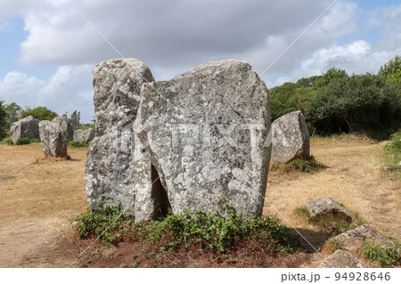 Alignment of Kerzerho - rows of menhirs in Brittany 94928646