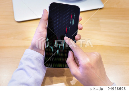 株価のチャートイメージ 株価のチャートイメージ 94928698
