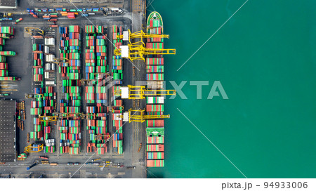 Container ship global business company freight shipping import export logistic and transportation by container ship, Container ship cargo freight shipping maritime transport international worldwide. Container ship global business company freight shipping import export logistic and transportation by container ship, Container ship cargo freight shipping maritime transport international worldwide. 94933006