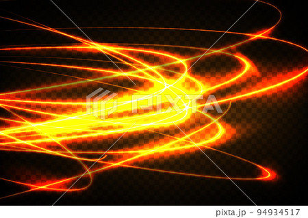 Golden glowing shiny spiral lines effect vector background. EPS10. Abstract light speed motion effect. Shiny wavy trail. Light painting. Light trail. Vector eps10. Golden glowing shiny spiral lines effect vector background. EPS10. Abstract light speed motion effect. Shiny wavy trail. Light painting. Light trail. Vector eps10. 94934517