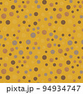 Polka dot pattern bright yellow color 94934747