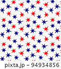 Stars white blue red colors pattern 94934856