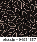 Tree leaves outline abstract pattern 94934857