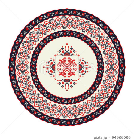 Romanian round design element 3 94936006
