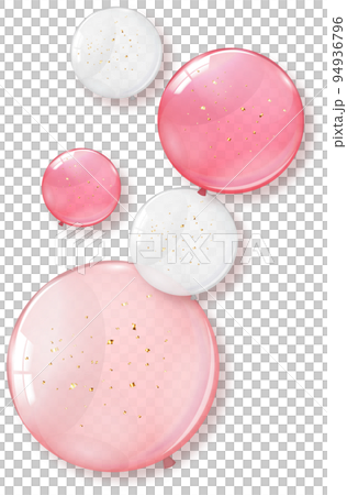 Party Colorful Balloons with Shadow - Stock Illustration [94936796] - PIXTA