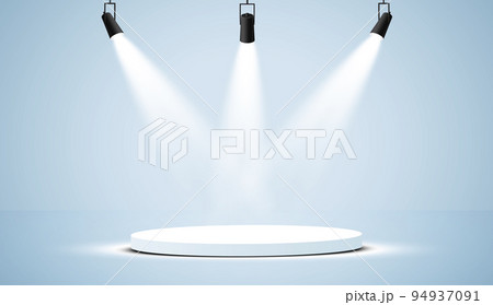 Vector Spotlights. Scene. Light Effects. Glow light effect 94937091