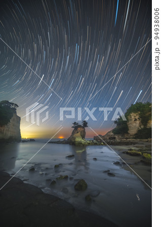 茨城県高萩市　高戸小浜の星景写真 94938006