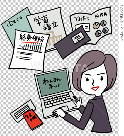 A woman thinking about divorce and money A woman thinking about divorce and money 94939573