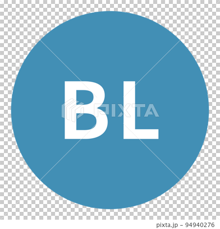 BL（藍色）顏色縮寫兩個字母圖標 94940276