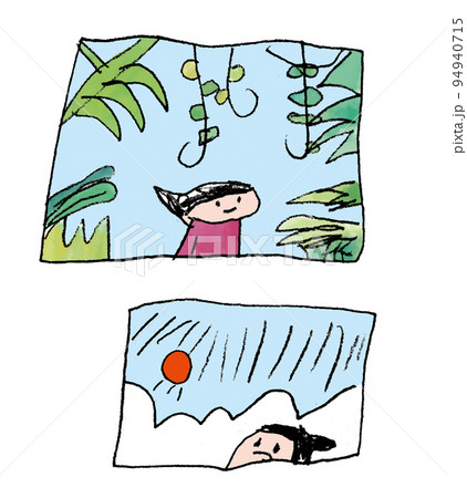 子供が描いた旅の絵 子供が描いた旅の絵 94940715