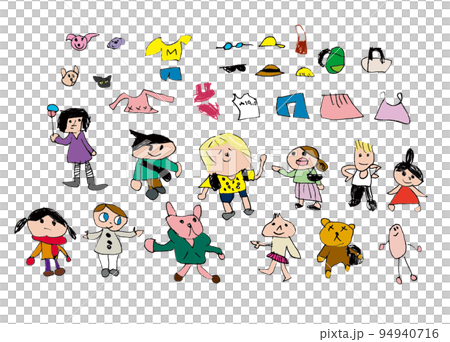 子供が描いたレジャーの絵 94940716