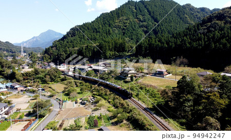 秩父鉄道SL白久〜三峰口の空撮 94942247